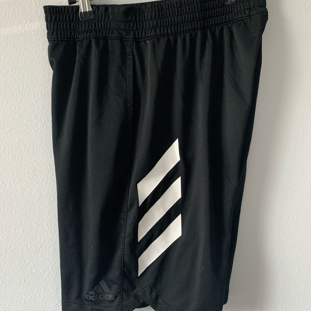 Adidas Athletic Shorts - Black/White